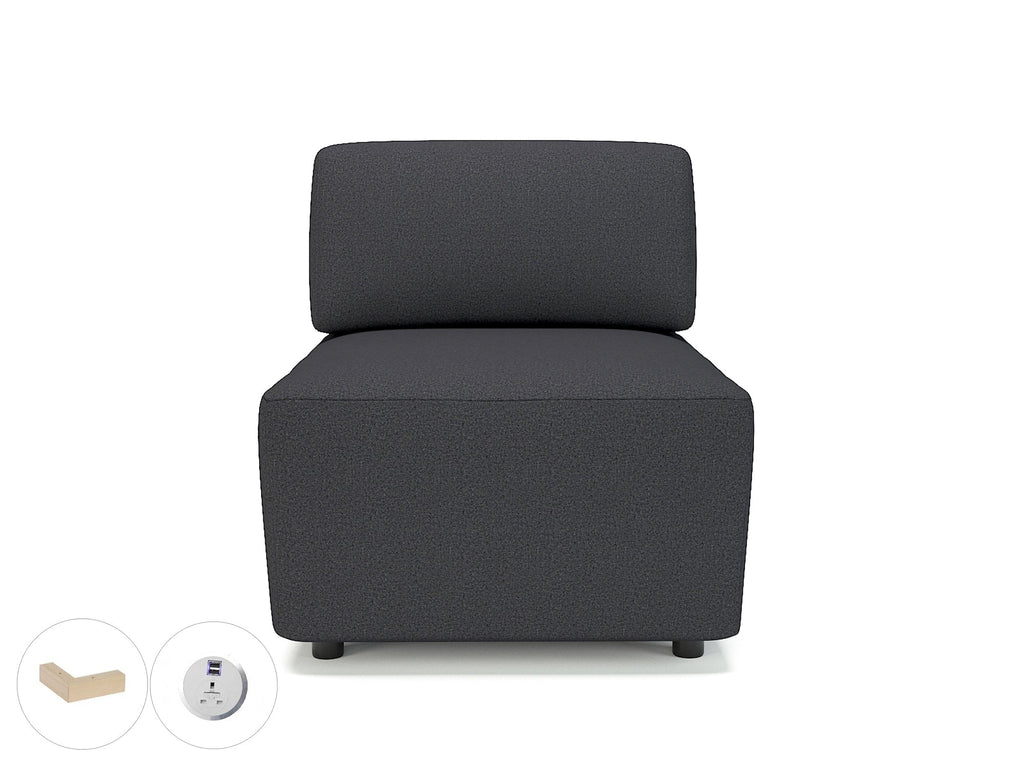 Office furniture loomis-65cm-wide-modular-unit-in-warwick-dolly-fabric-with-socket Dynamic  Light Wood Colour Marmalade 