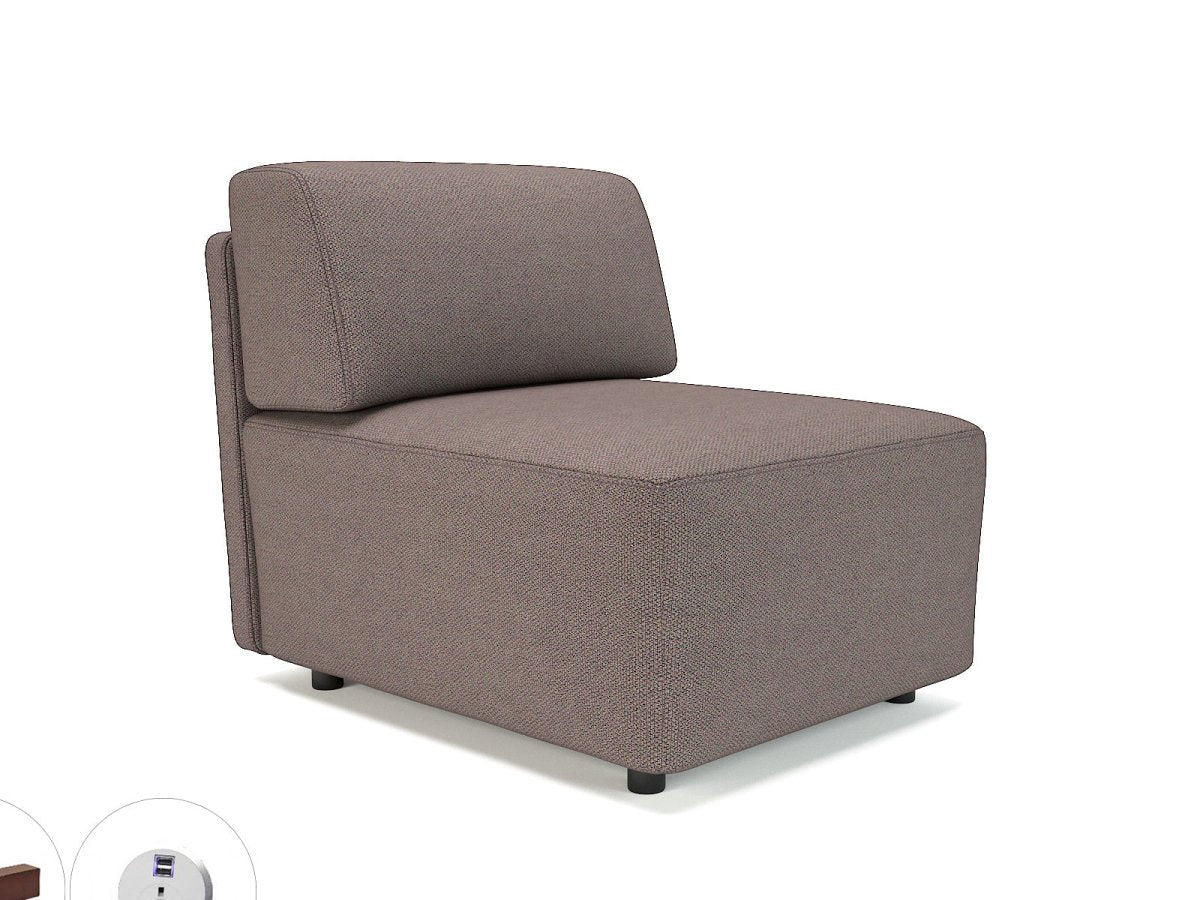 Office furniture loomis-65cm-wide-modular-unit-in-camira-era-fabric-with-socket Dynamic   Colour  