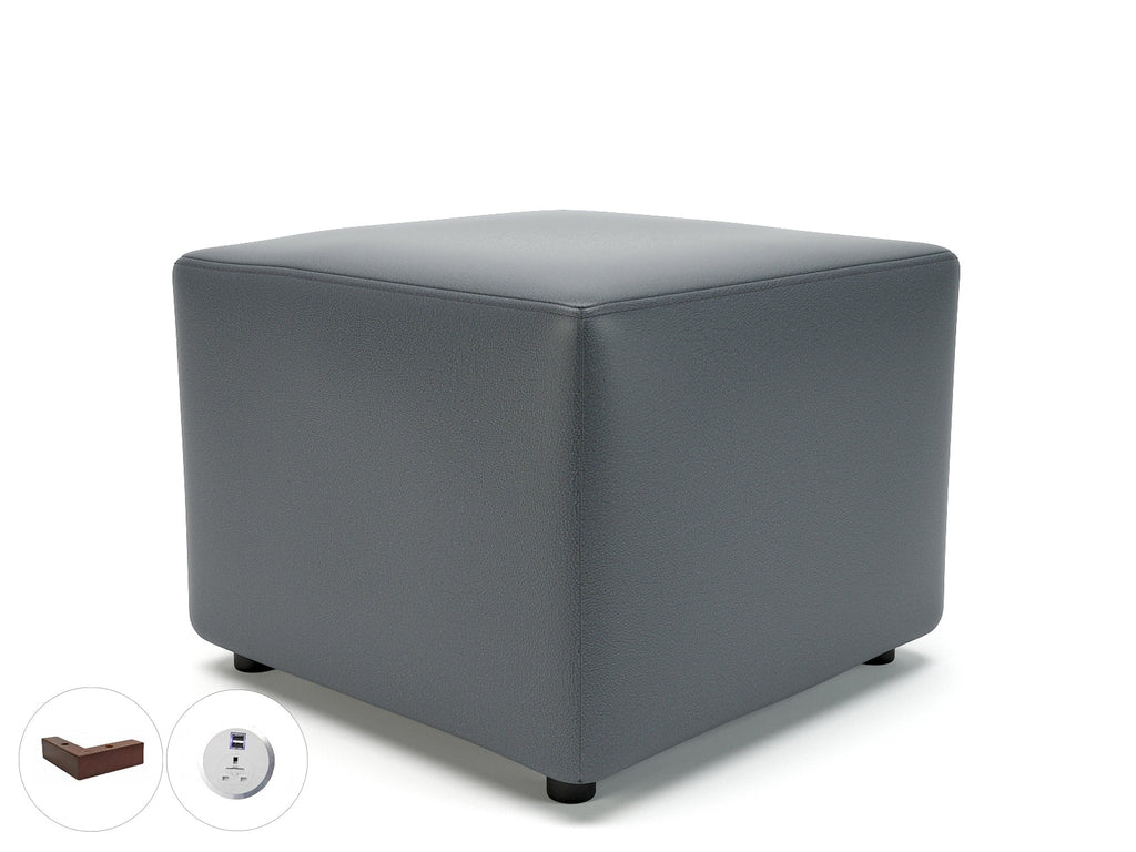 crofton-62cm-square-in-cristina-marrone-ultima-faux-leather-with-socket Dynamic  Ebony Wood Colour Atlantic 
