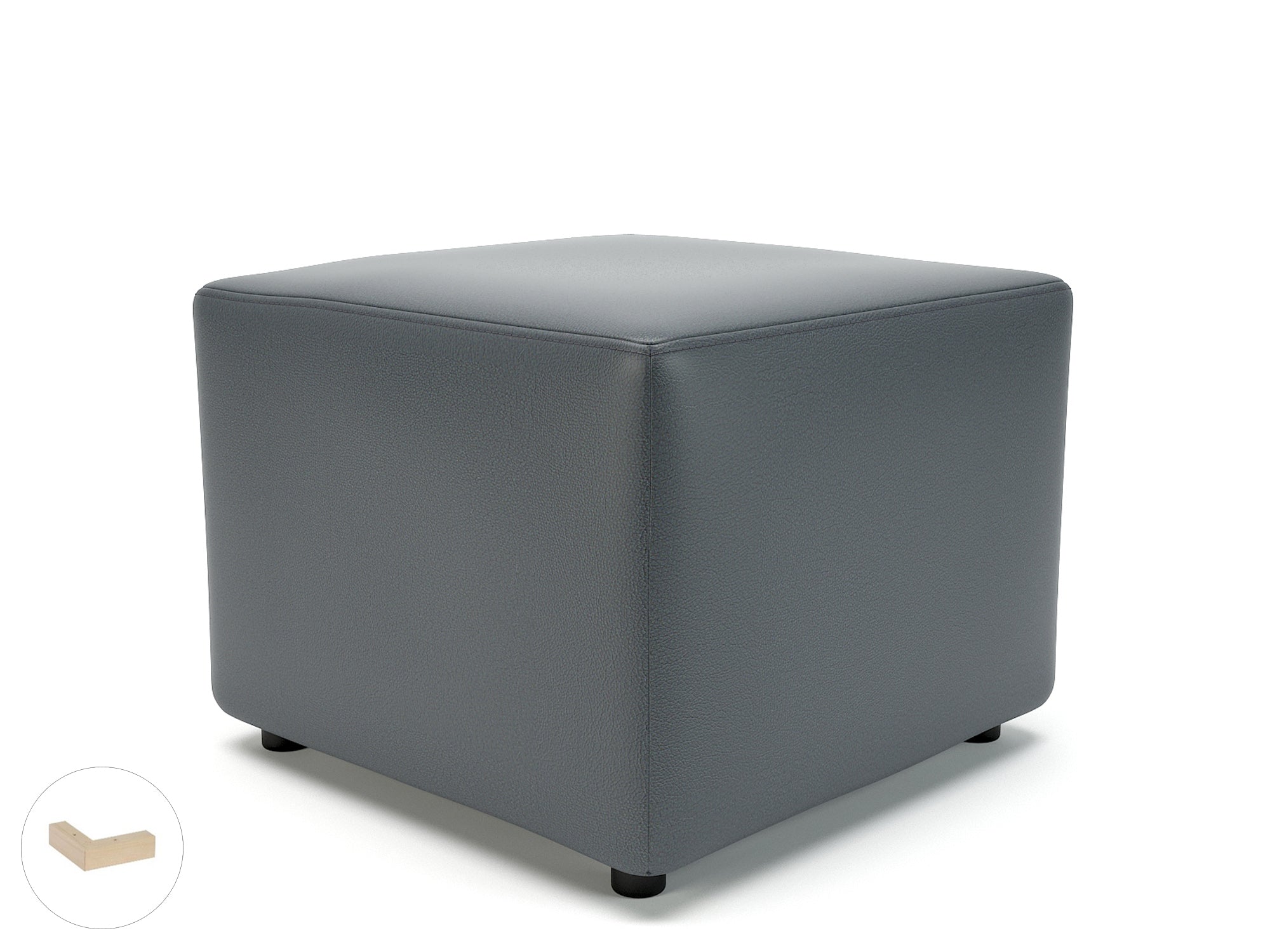 Office furniture crofton-62cm-square-in-cristina-marrone-ultima-faux-leather Dynamic  Light Wood Colour Chalk 