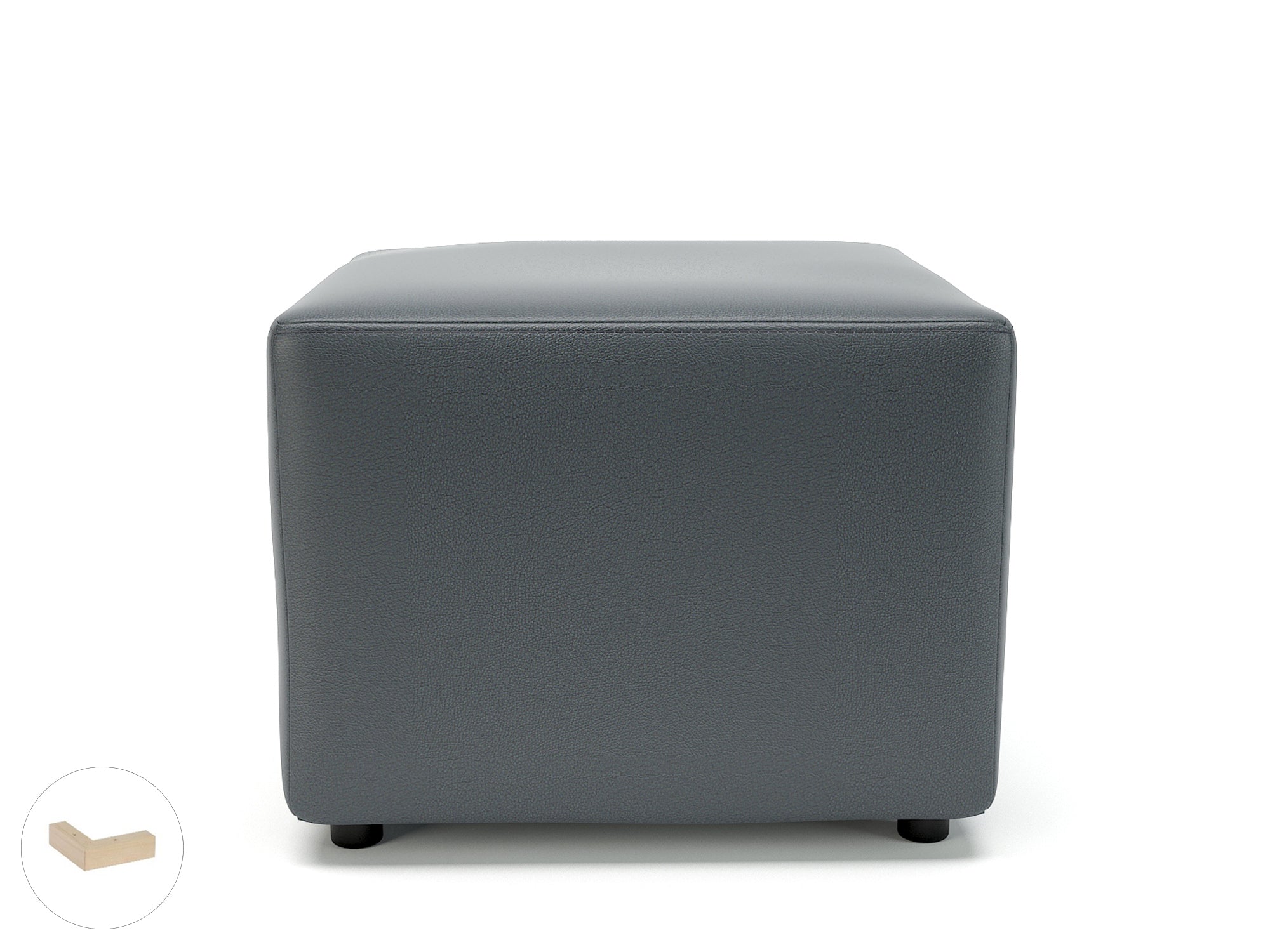 Office furniture crofton-62cm-square-in-cristina-marrone-ultima-faux-leather Dynamic  Ebony Wood Colour Chilli 