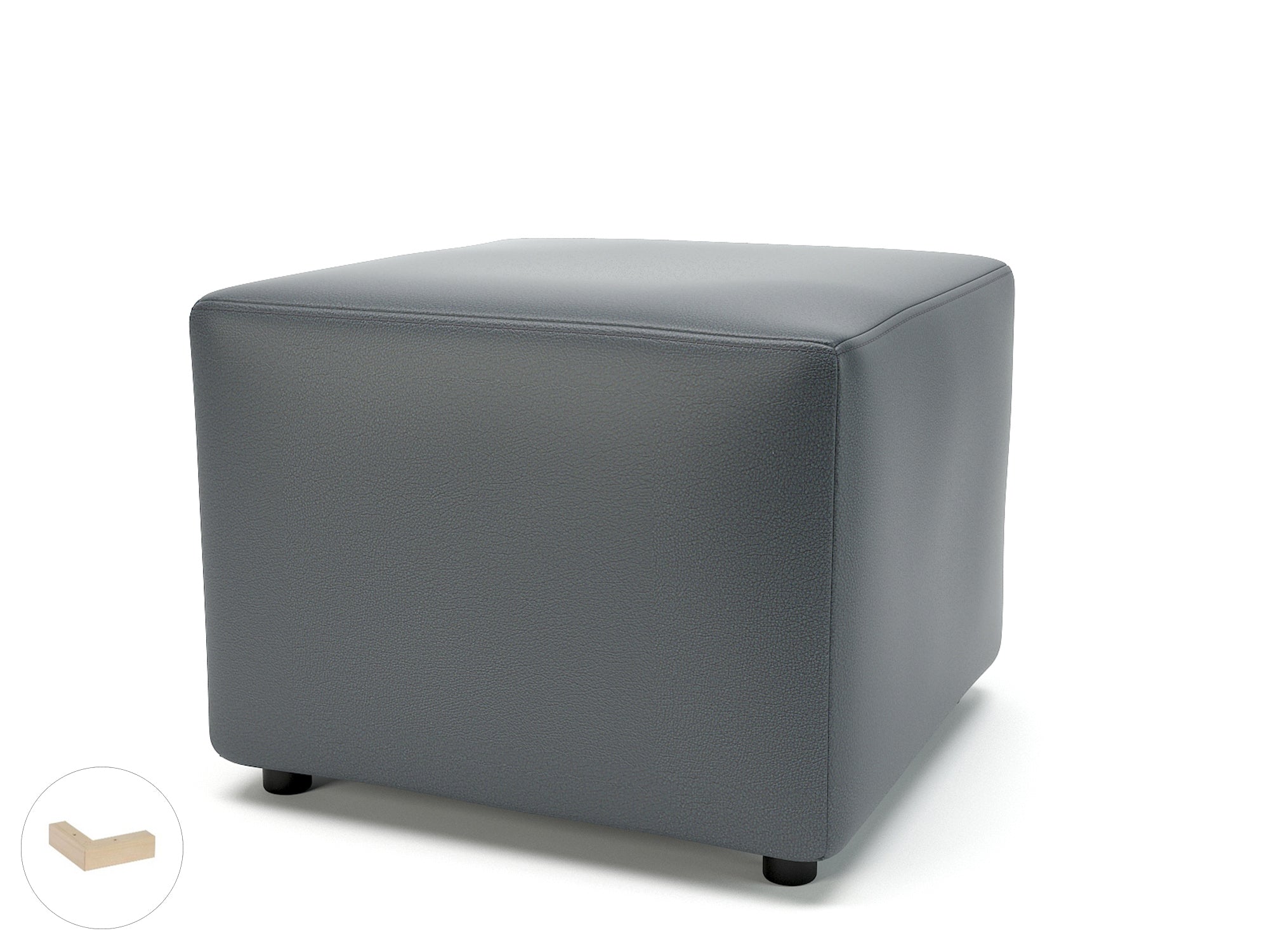 Office furniture crofton-62cm-square-in-cristina-marrone-ultima-faux-leather Dynamic  Light Wood Colour Chilli 