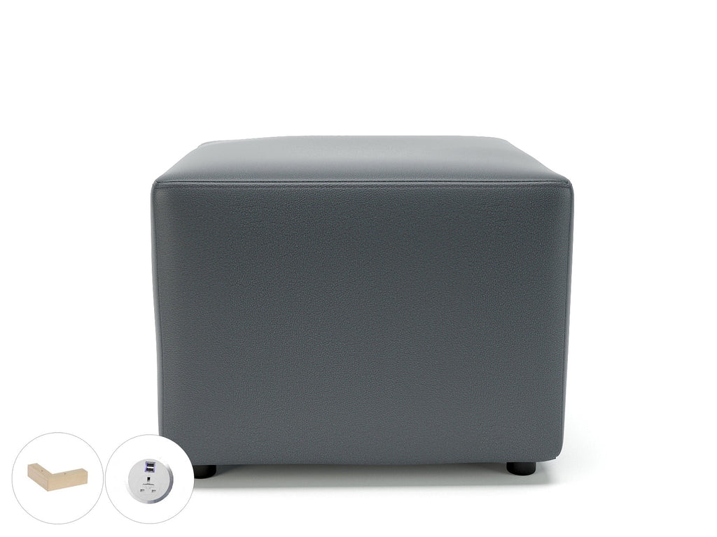 crofton-62cm-square-in-cristina-marrone-ultima-faux-leather-with-socket Dynamic  Ebony Wood Colour Chilli 