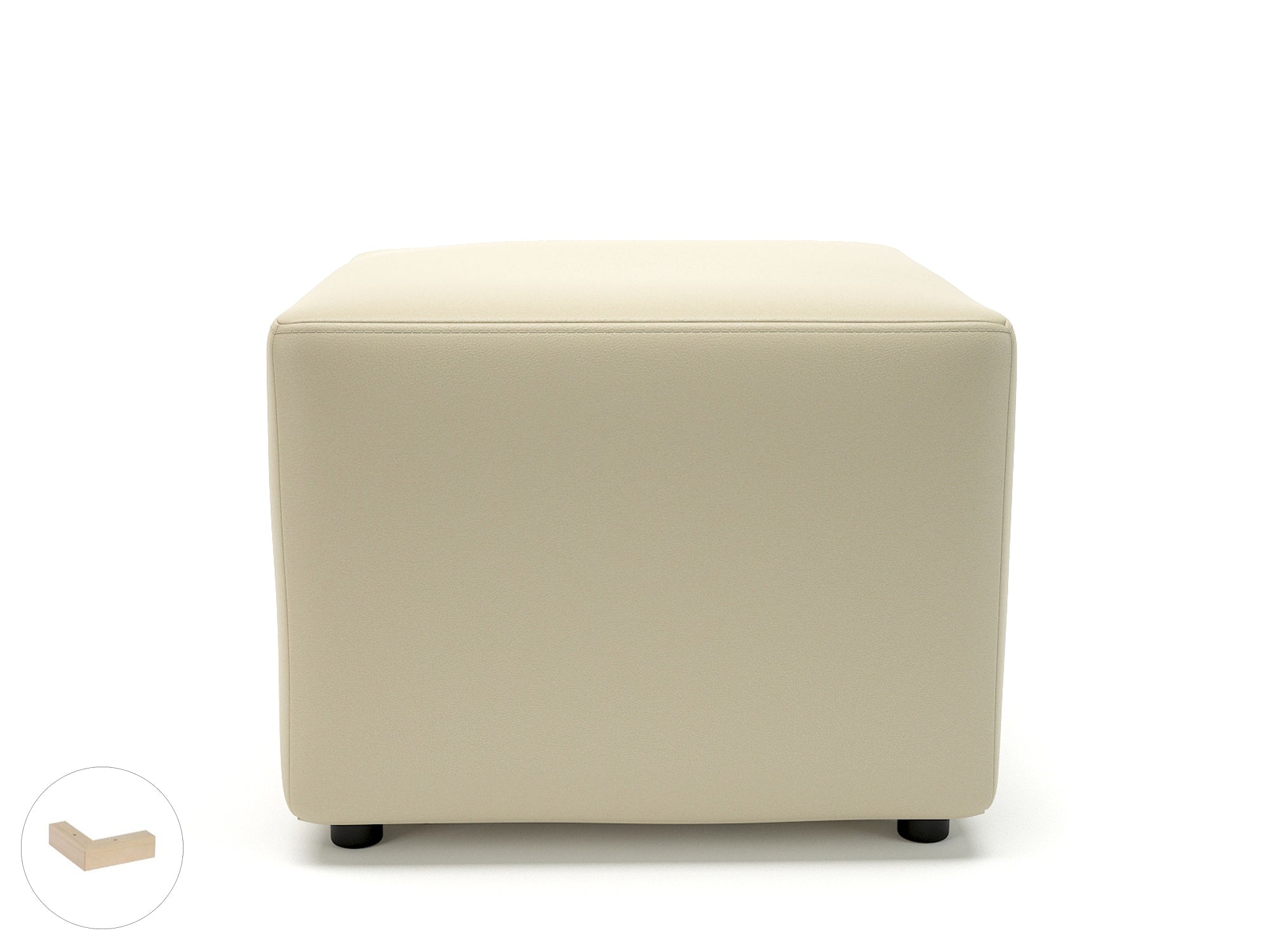 Office furniture crofton-62cm-square-in-cristina-marrone-ultima-faux-leather Dynamic  Ebony Wood Colour Steel 