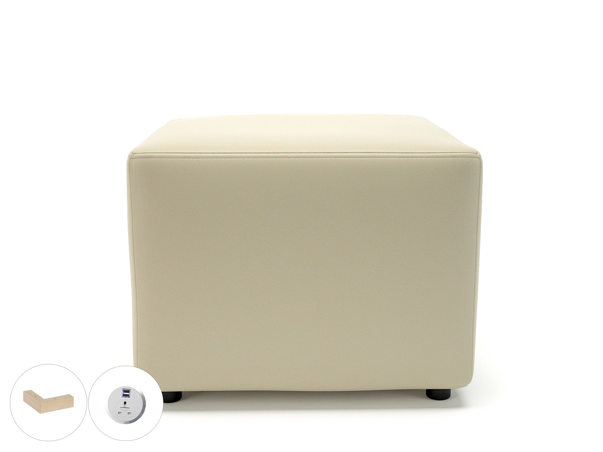 crofton-62cm-square-in-cristina-marrone-ultima-faux-leather-with-socket Dynamic  Ebony Wood Colour Steel 