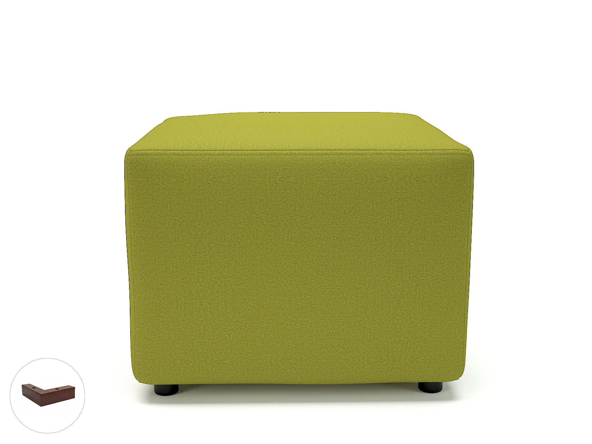 Office furniture crofton-62cm-square-in-warwick-dolly-fabric Dynamic  Light Wood Colour Citron 