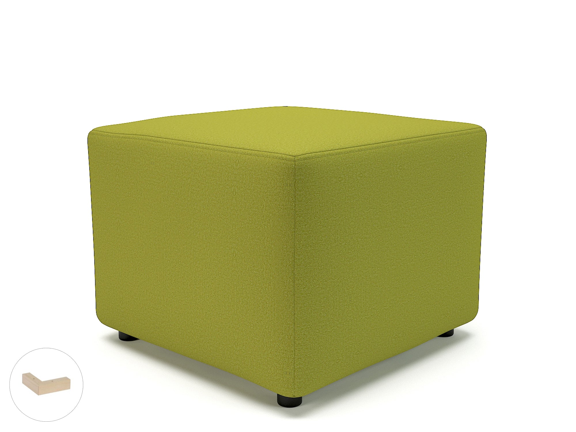 Office furniture crofton-62cm-square-in-warwick-dolly-fabric Dynamic  Light Wood Colour Denim 