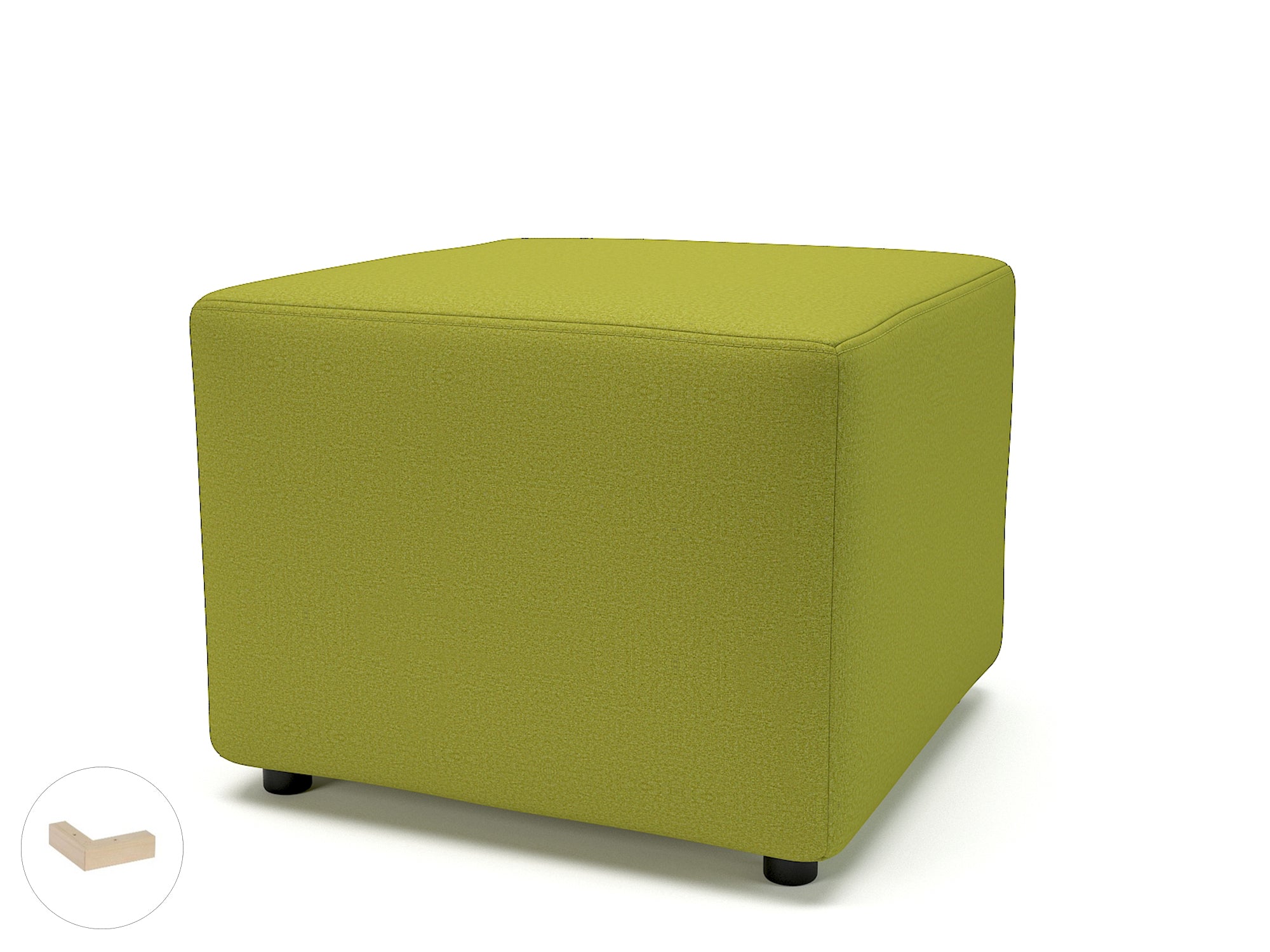 Office furniture crofton-62cm-square-in-warwick-dolly-fabric Dynamic  Light Wood Colour Ebony 