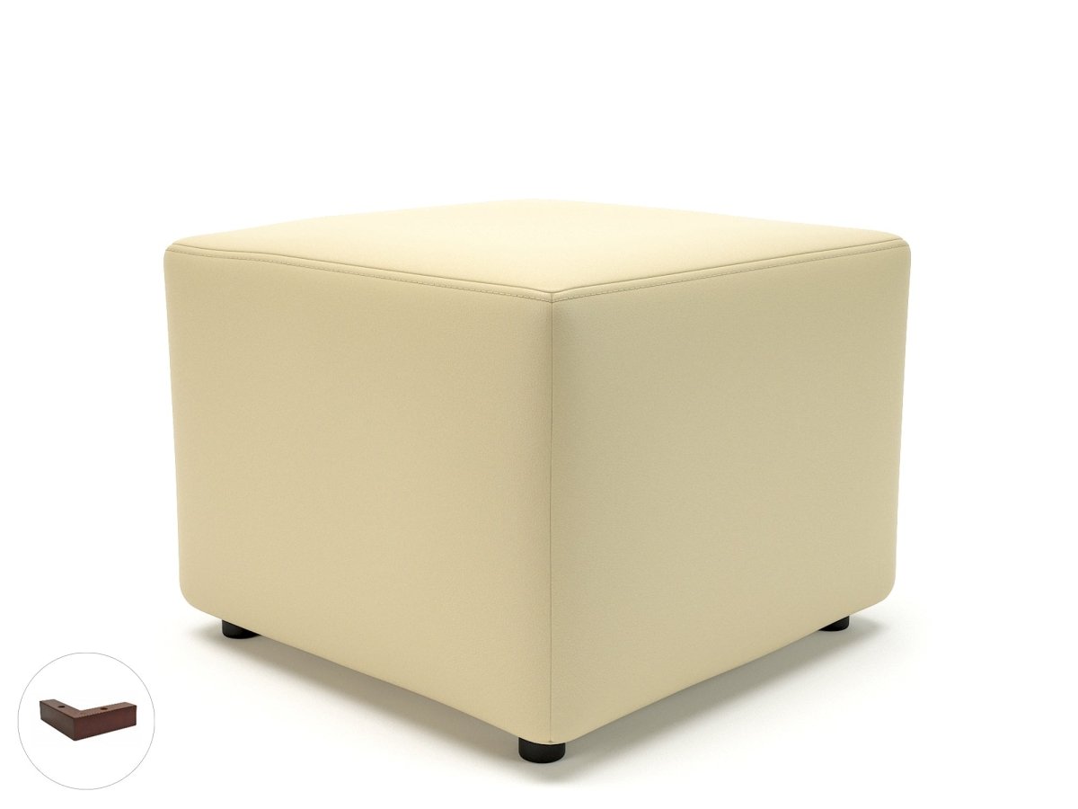 Office furniture crofton-62cm-square-in-cristina-marrone-ultima-faux-leather Dynamic   Colour  