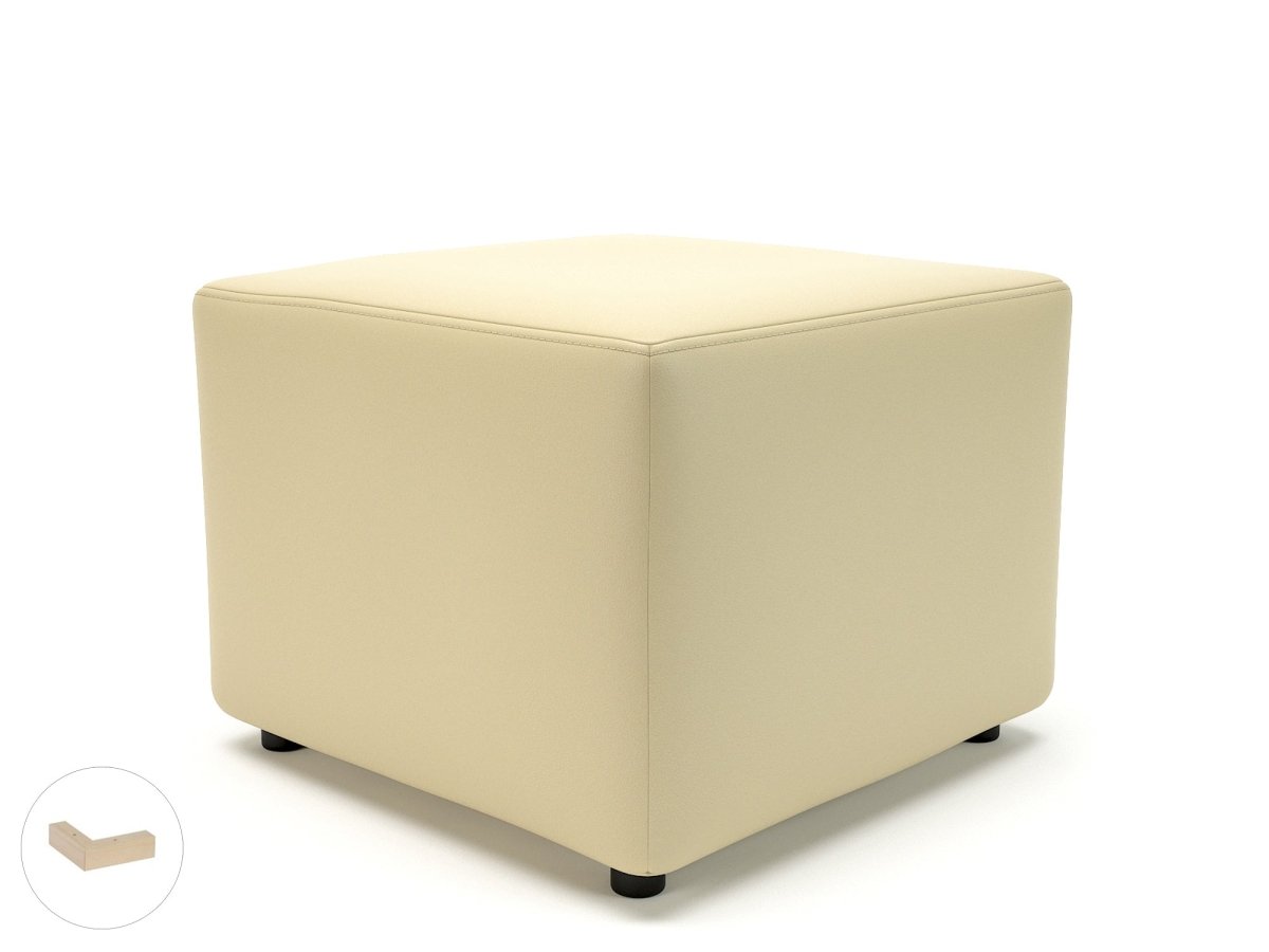 Office furniture crofton-62cm-square-in-cristina-marrone-ultima-faux-leather Dynamic   Colour  