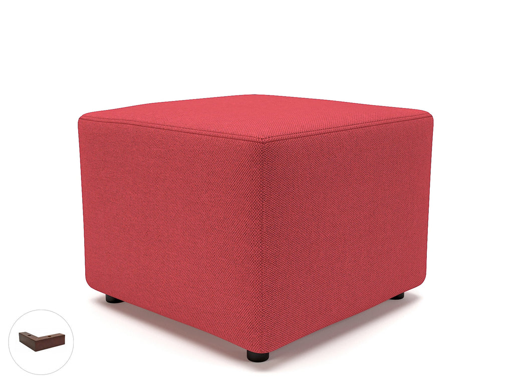 Crofton 62cm Square in Camira Era Fabric Ebony Wood Colour Cycle 