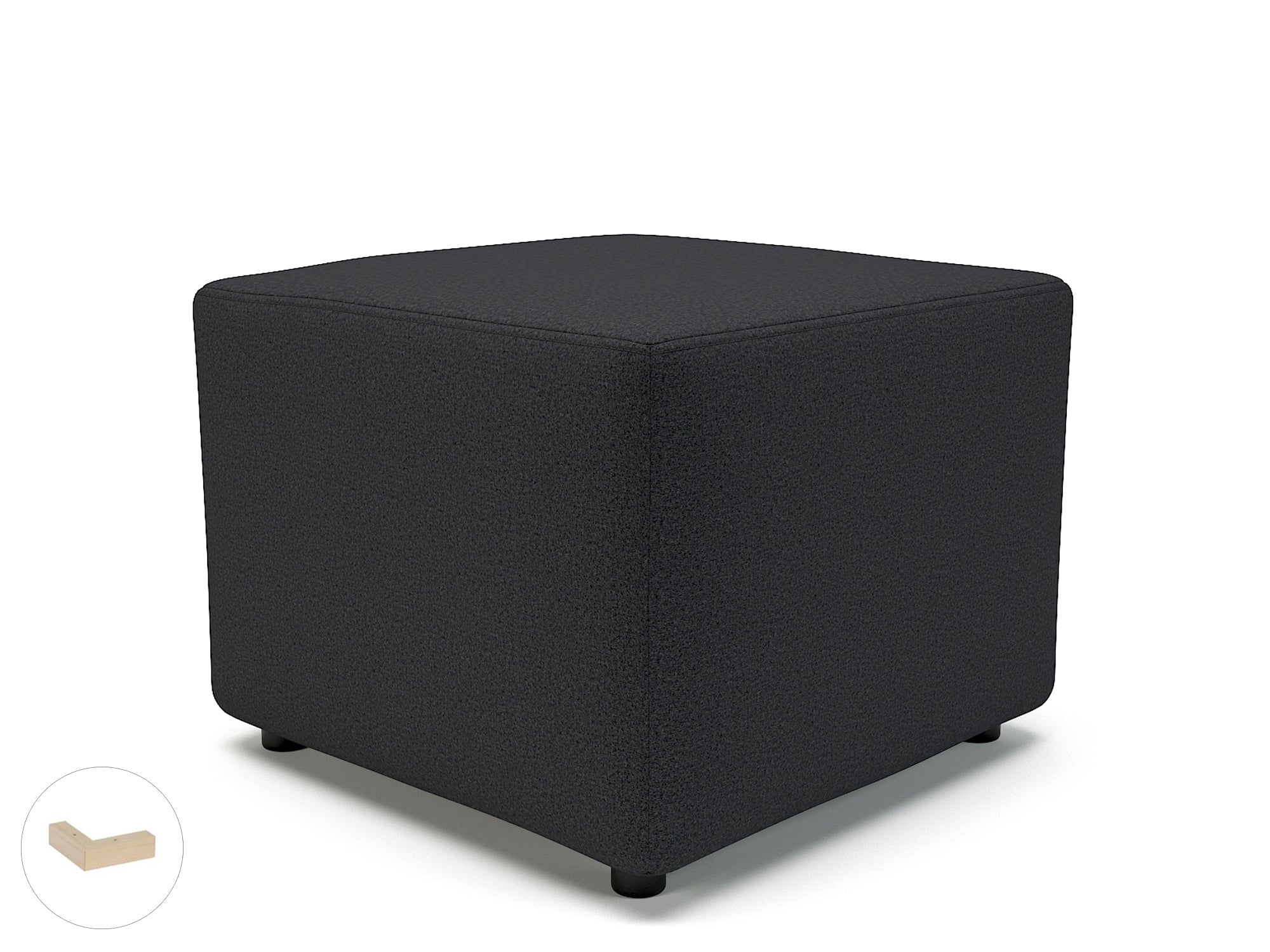 Office furniture crofton-62cm-square-in-warwick-dolly-fabric Dynamic  Light Wood Colour Linen 