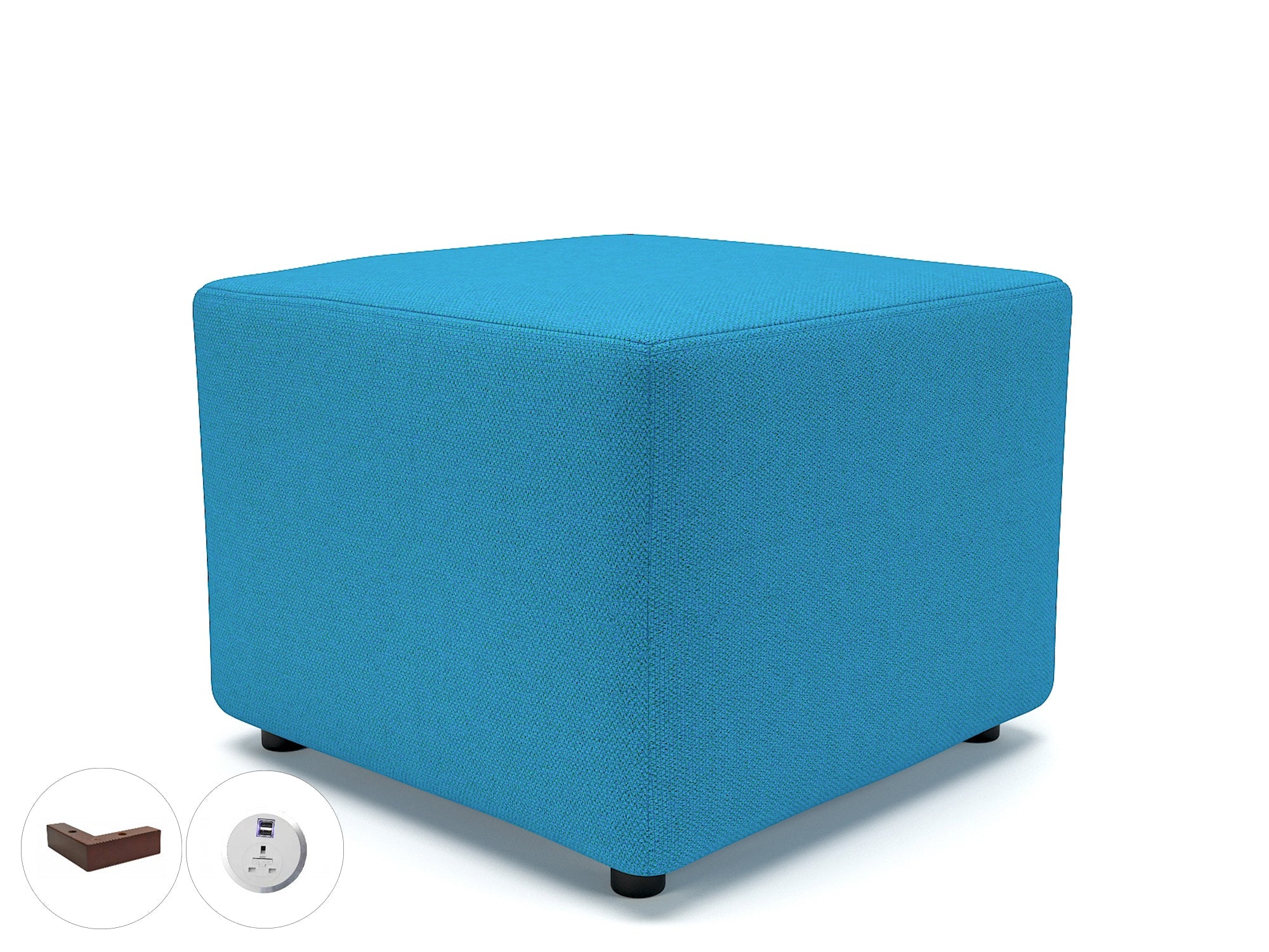 Office furniture crofton-62cm-square-in-camira-era-fabric-with-socket Dynamic  Ebony Wood Colour History 