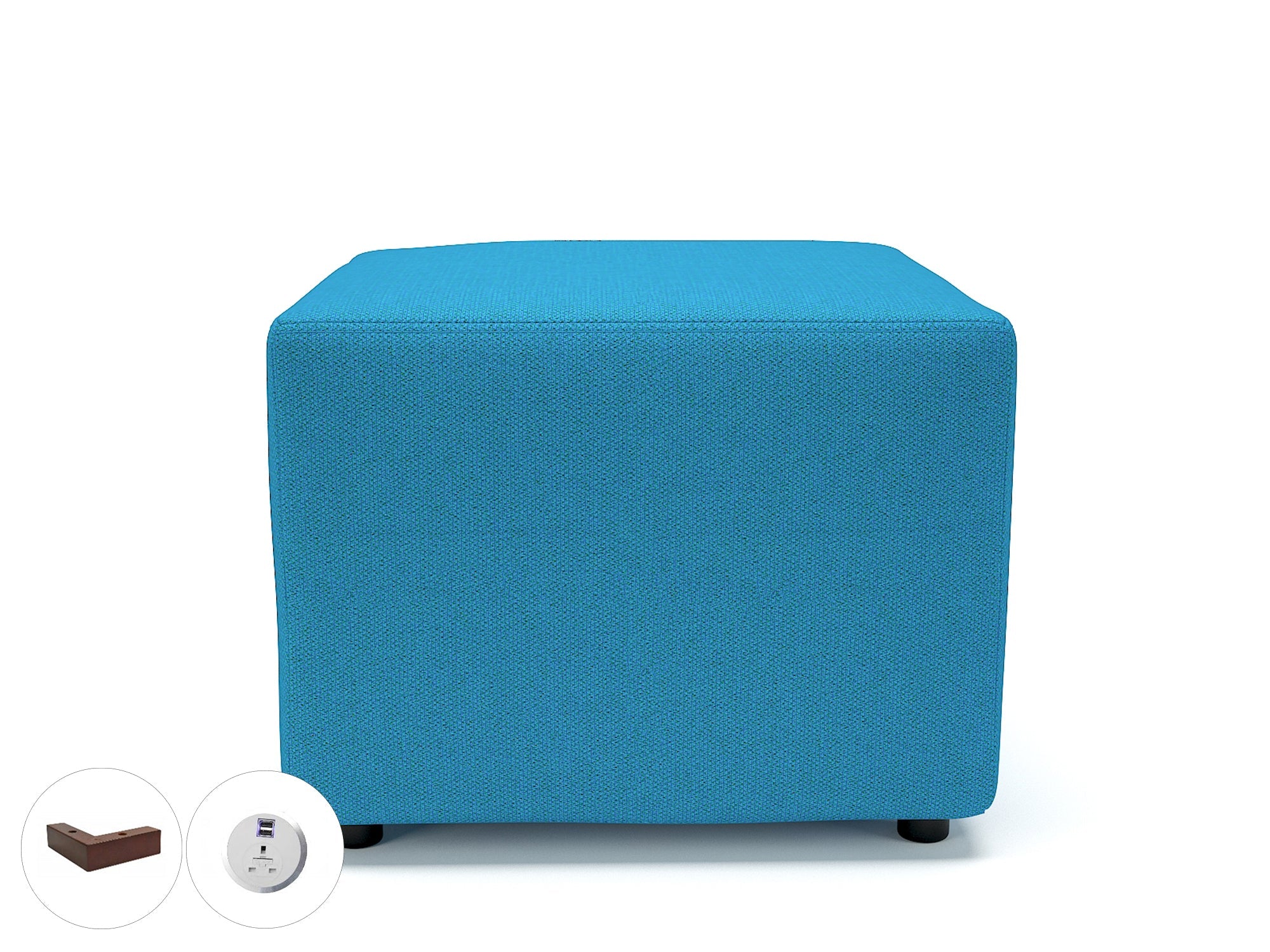 Office furniture crofton-62cm-square-in-camira-era-fabric-with-socket Dynamic  Light Wood Colour History 