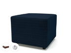 Office furniture crofton-62cm-square-in-camira-era-fabric-with-socket Dynamic  Ebony Wood Colour Prime 