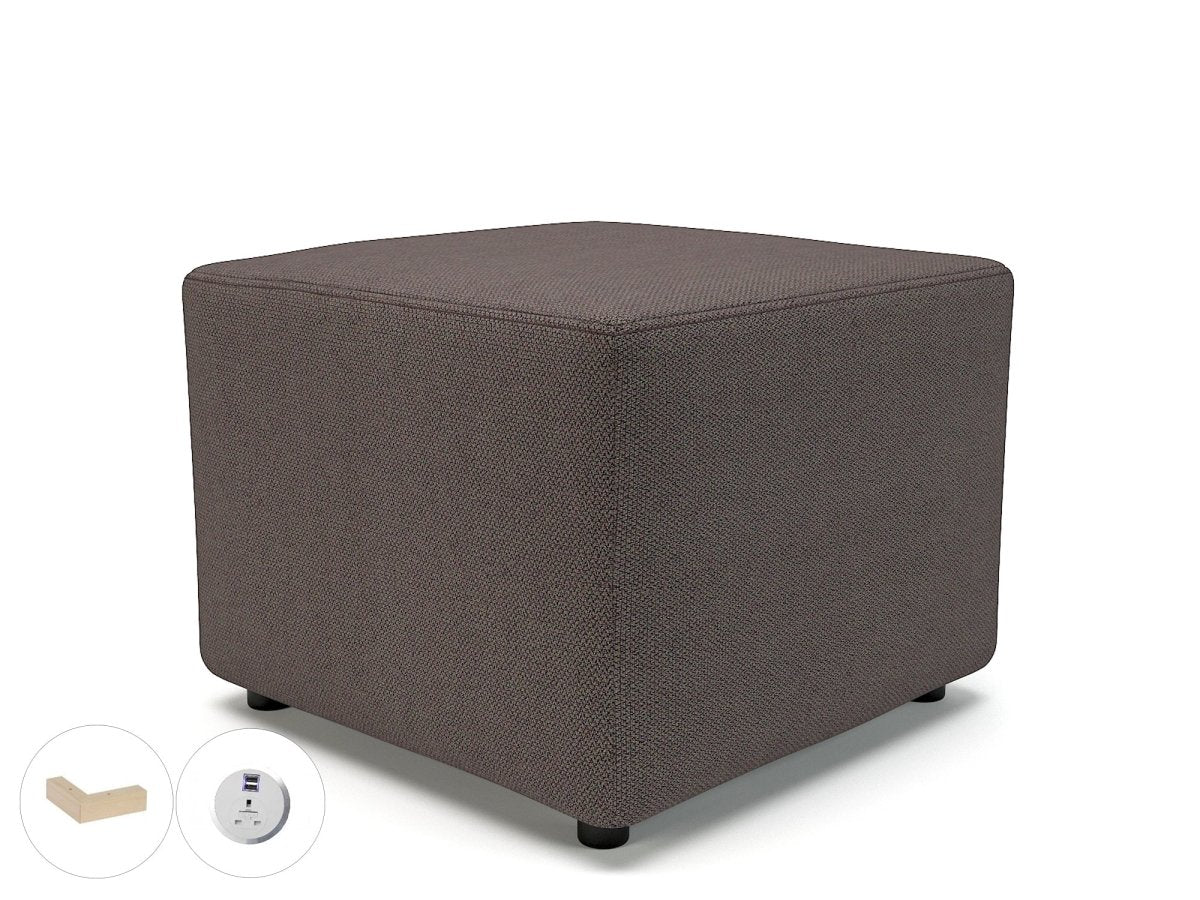 Office furniture crofton-62cm-square-in-camira-era-fabric-with-socket Dynamic   Colour  