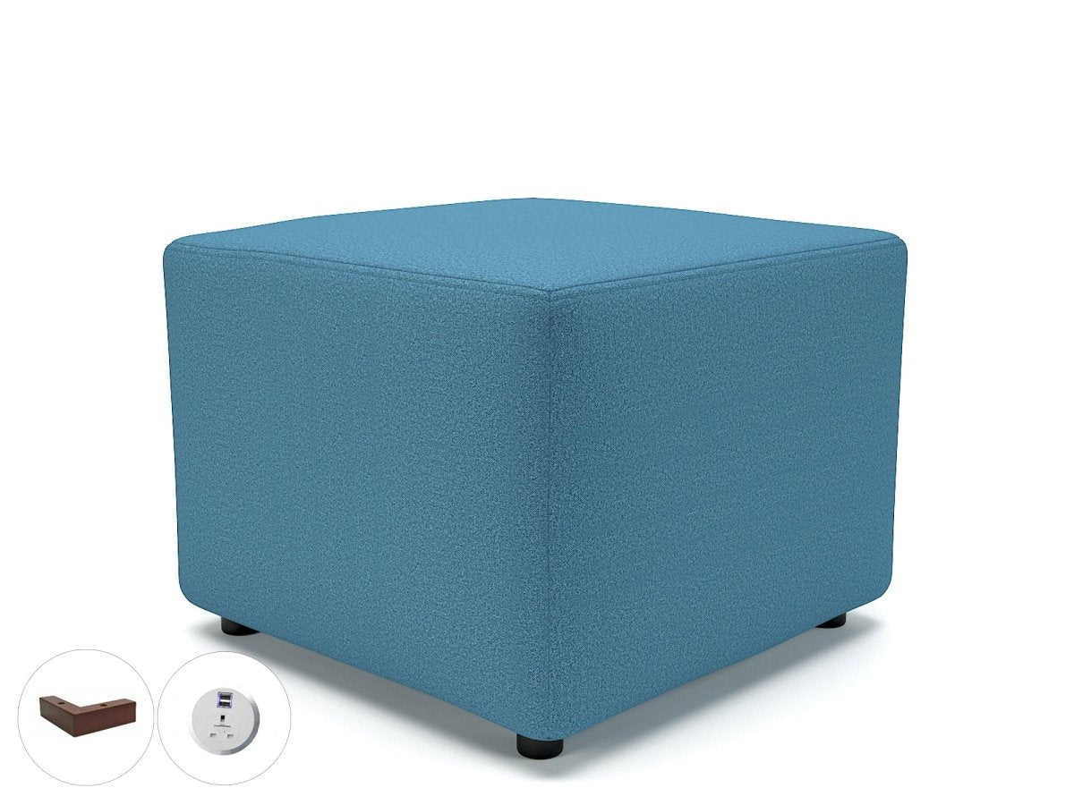 Office furniture crofton-62cm-square-in-warwick-dolly-fabric-with-socket Dynamic   Colour  