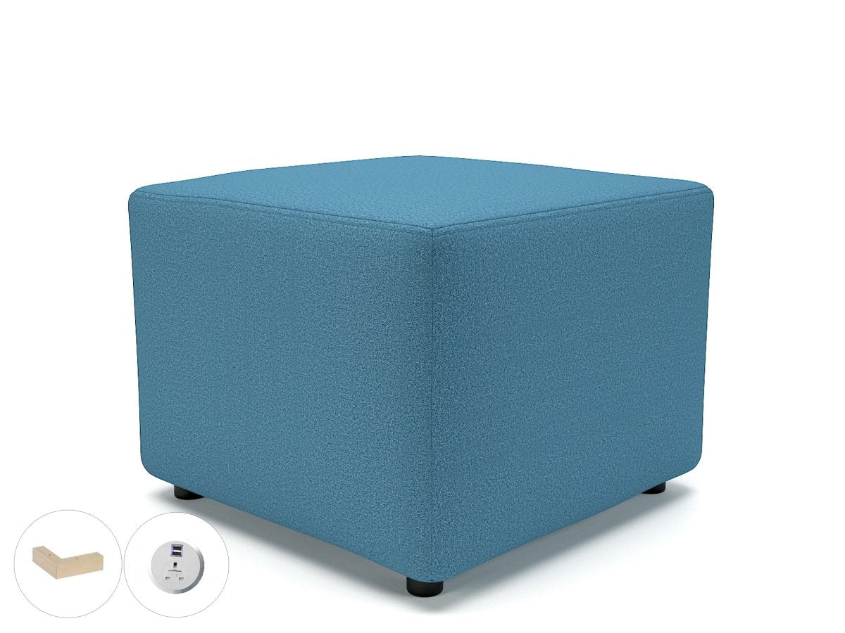 Office furniture crofton-62cm-square-in-warwick-dolly-fabric-with-socket Dynamic   Colour  