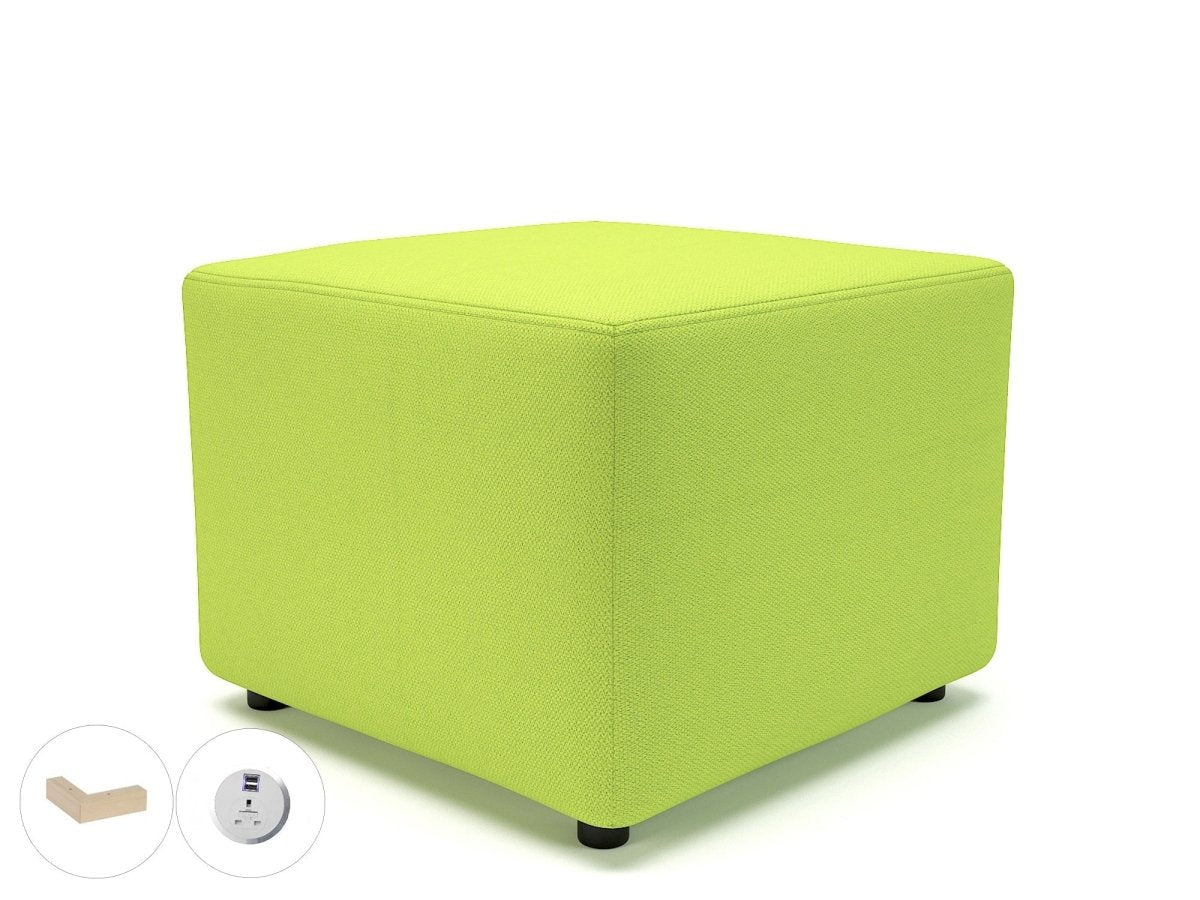 Office furniture crofton-62cm-square-in-camira-era-fabric-with-socket Dynamic   Colour  