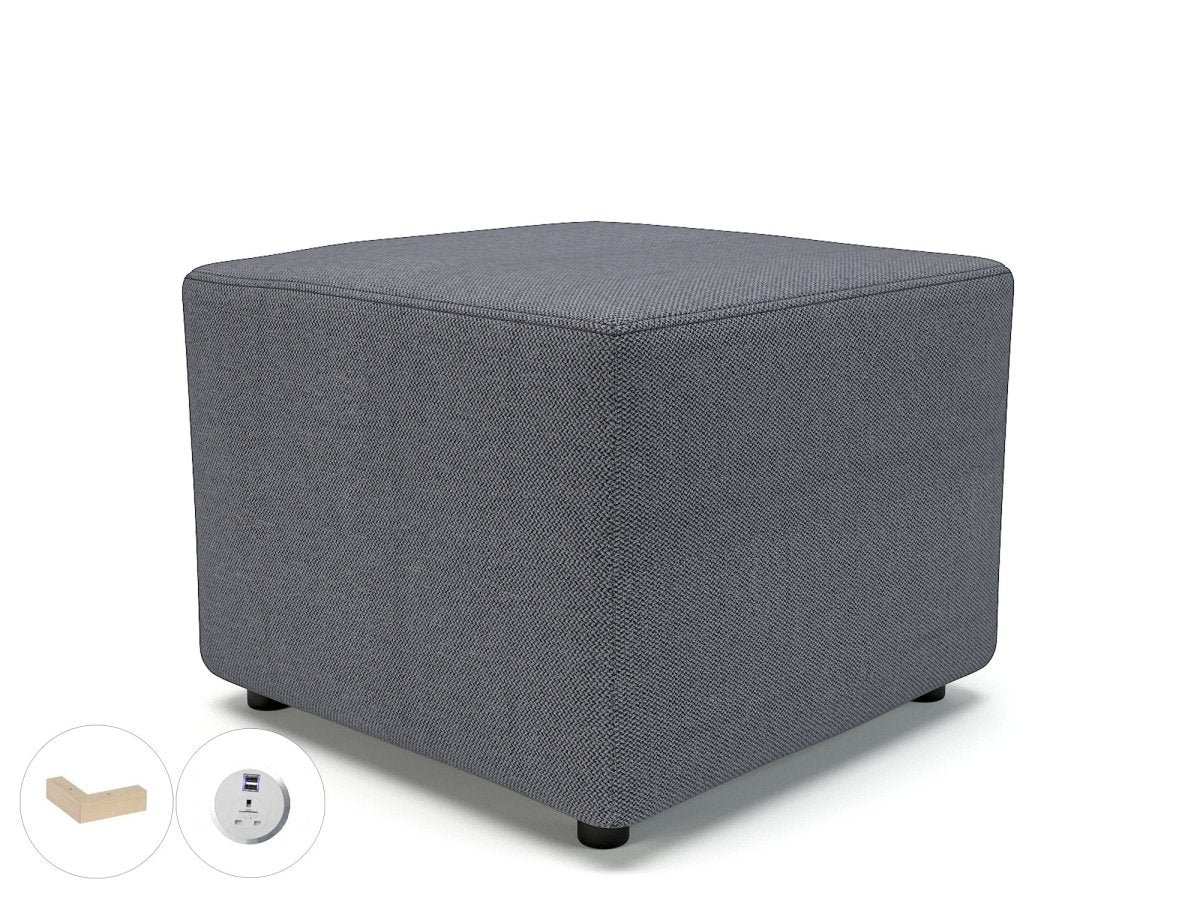 Office furniture crofton-62cm-square-in-camira-era-fabric-with-socket Dynamic   Colour  