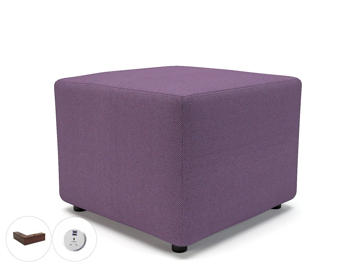Office furniture crofton-62cm-square-in-camira-era-fabric-with-socket Dynamic   Colour  