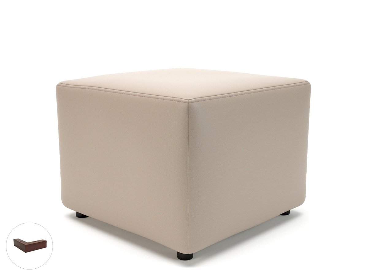 Office furniture crofton-62cm-square-in-cristina-marrone-ultima-faux-leather Dynamic   Colour  