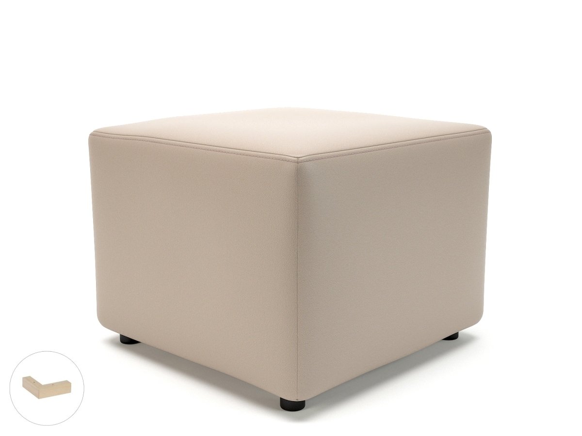 Office furniture crofton-62cm-square-in-cristina-marrone-ultima-faux-leather Dynamic   Colour  