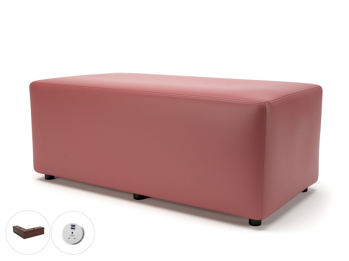 Office furniture ottawa-122cm-wide-in-cristina-marrone-ultima-faux-leather-with-socket Dynamic  Ebony Wood Colour Mocha 