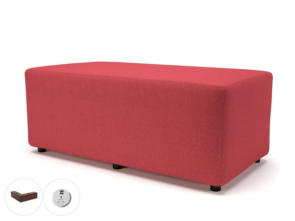 Office furniture ottawa-122cm-wide-in-camira-era-fabric-with-socket Dynamic  Ebony Wood Colour Everlasting 