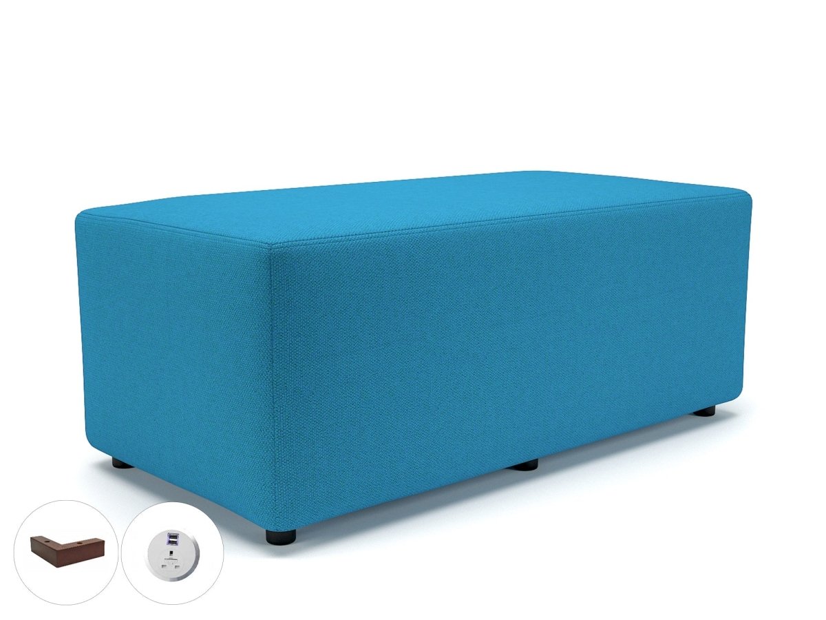 Office furniture ottawa-122cm-wide-in-camira-era-fabric-with-socket Dynamic  Light Wood Colour Everlasting 