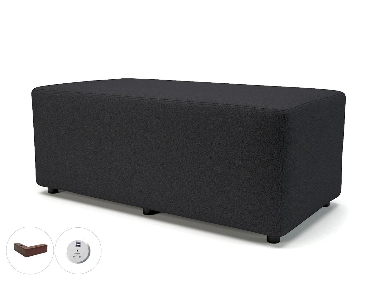 Office furniture ottawa-122cm-wide-in-warwick-dolly-fabric-with-socket Dynamic  Light Wood Colour Ebony 