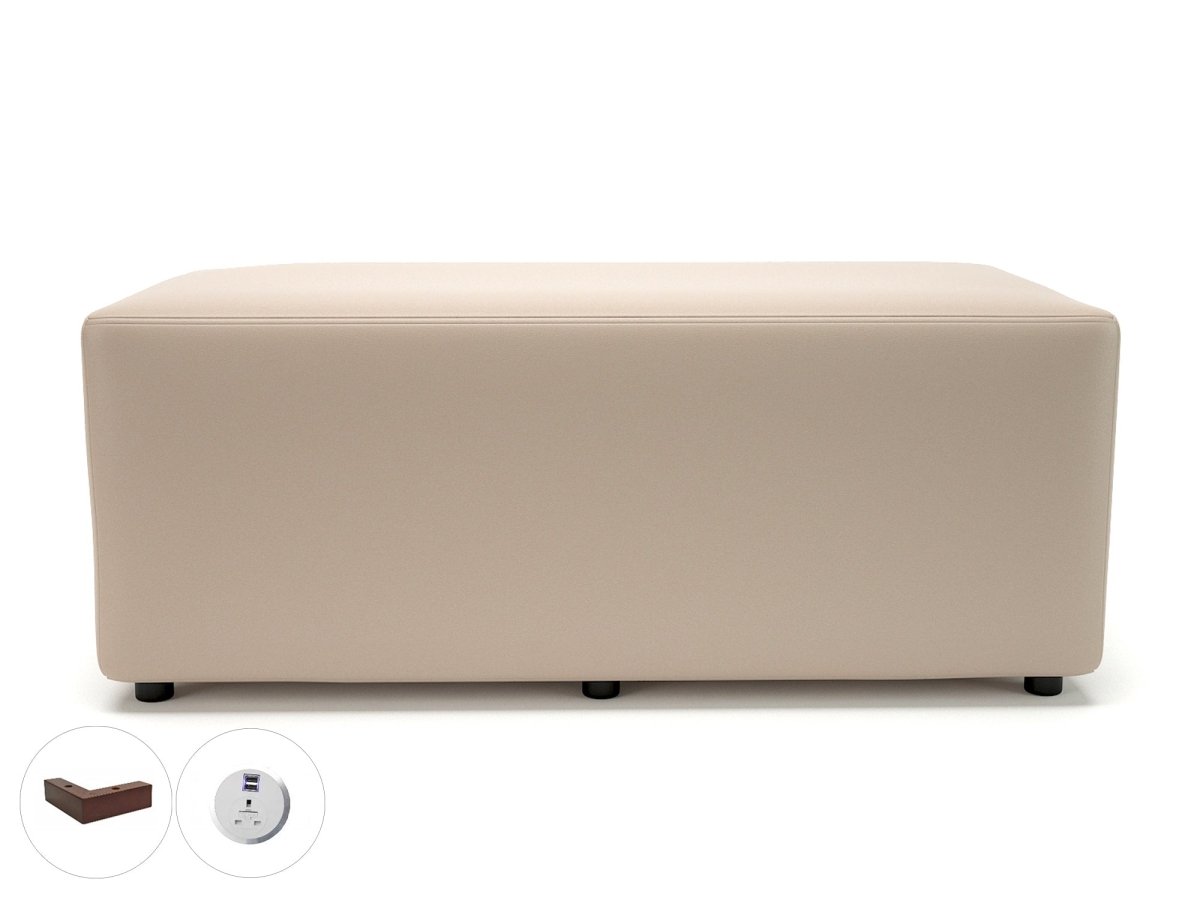 Office furniture ottawa-122cm-wide-in-cristina-marrone-ultima-faux-leather-with-socket Dynamic  Light Wood Colour Taupe 