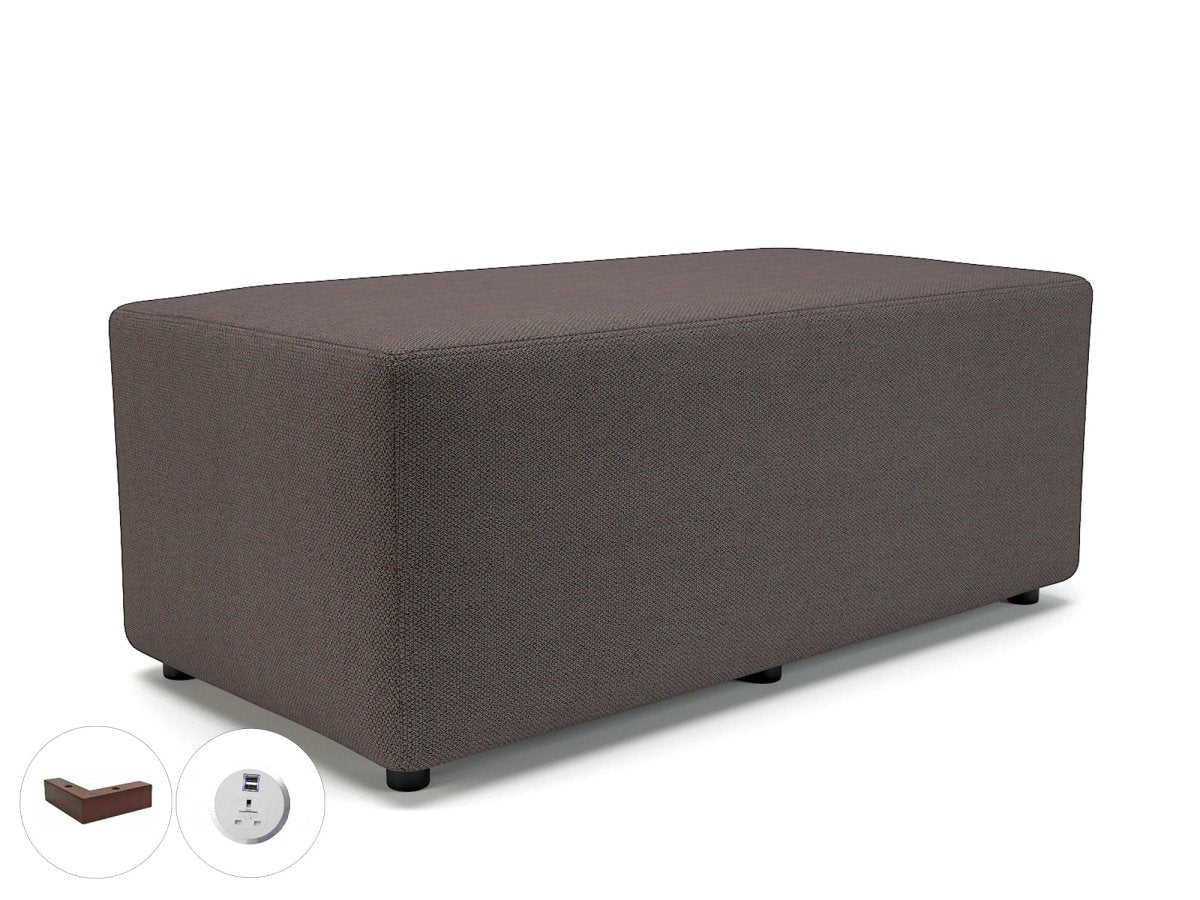 Office furniture ottawa-122cm-wide-in-camira-era-fabric-with-socket Dynamic  Light Wood Colour Perennial 