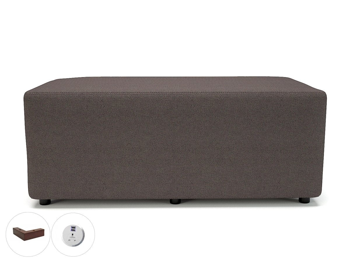 Office furniture ottawa-122cm-wide-in-camira-era-fabric-with-socket Dynamic  Ebony Wood Colour Period 