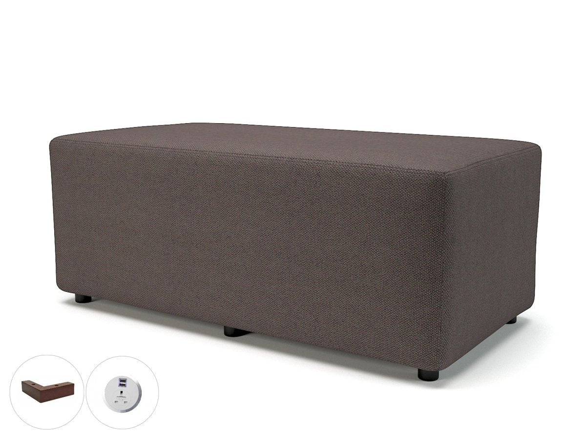 Office furniture ottawa-122cm-wide-in-camira-era-fabric-with-socket Dynamic  Light Wood Colour Period 