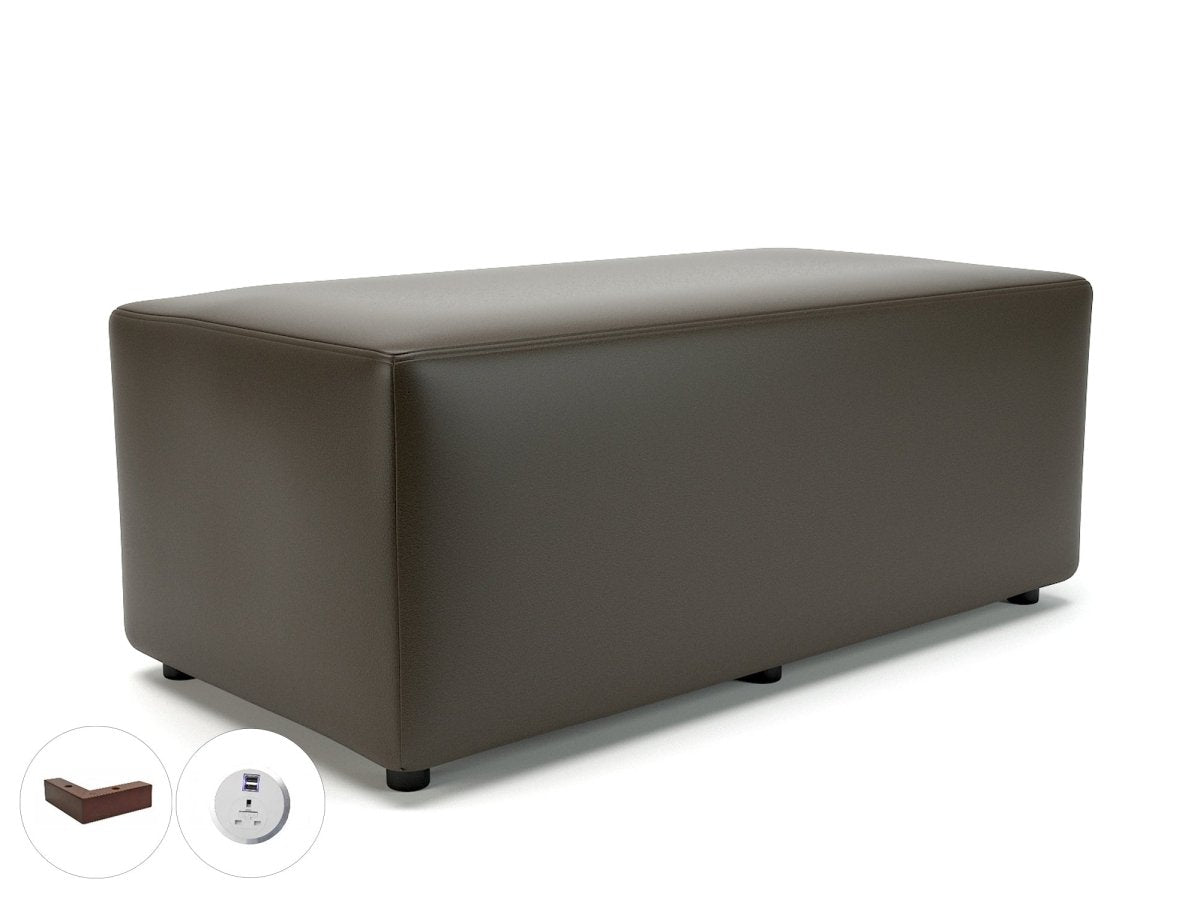 Office furniture ottawa-122cm-wide-in-cristina-marrone-ultima-faux-leather-with-socket Dynamic   Colour  