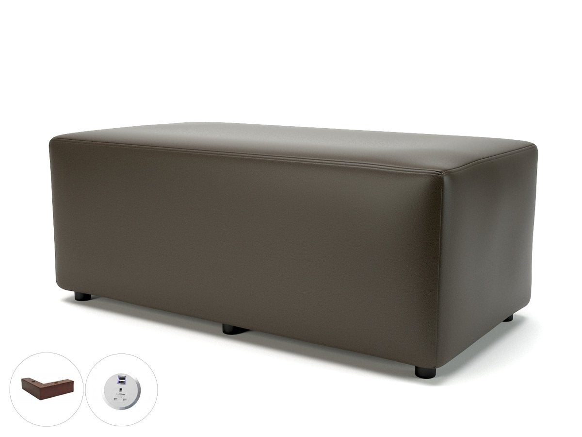 Office furniture ottawa-122cm-wide-in-cristina-marrone-ultima-faux-leather-with-socket Dynamic   Colour  