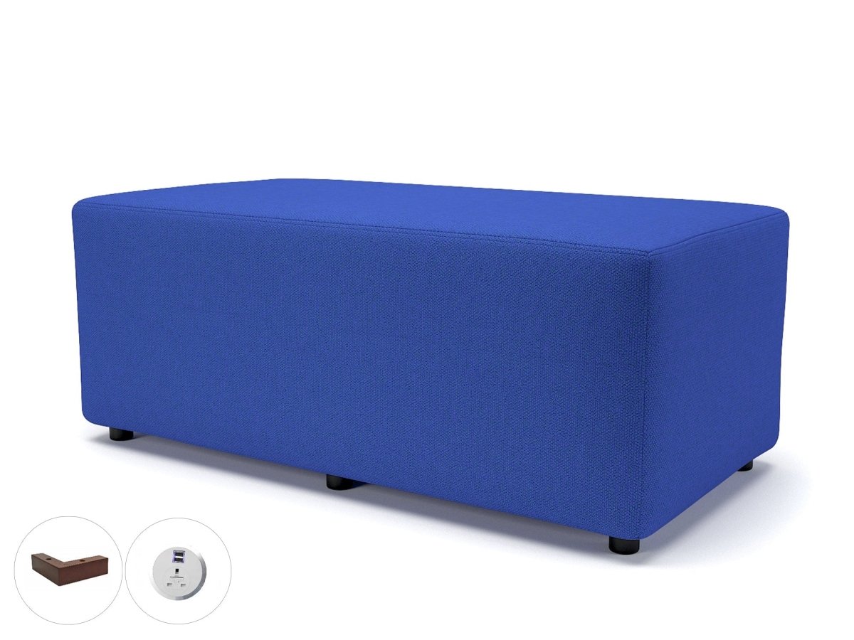 Office furniture ottawa-122cm-wide-in-camira-era-fabric-with-socket Dynamic  Ebony Wood Colour Prime 