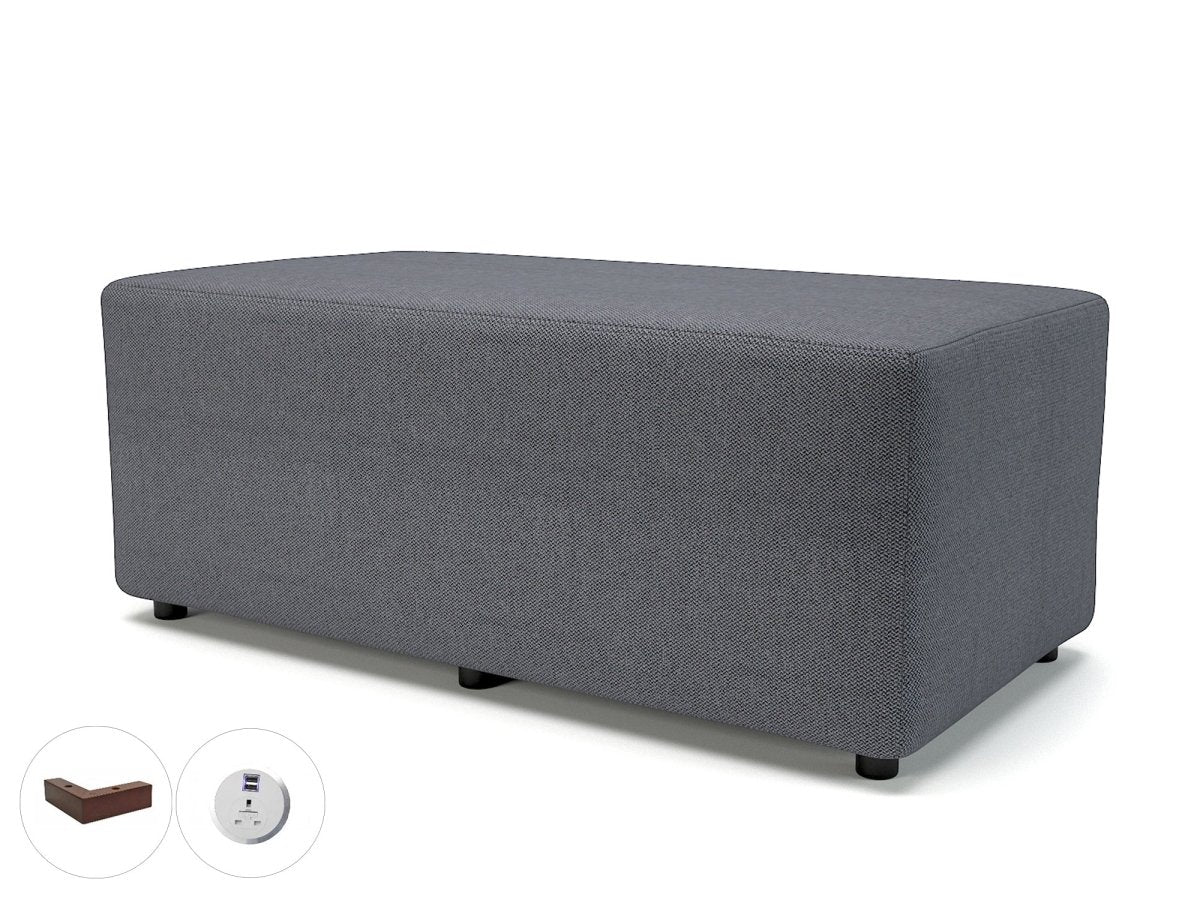 Office furniture ottawa-122cm-wide-in-camira-era-fabric-with-socket Dynamic   Colour  