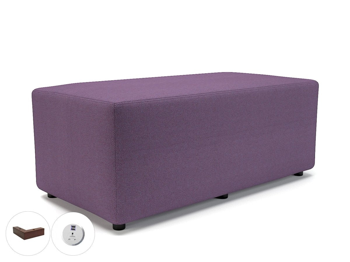 Office furniture ottawa-122cm-wide-in-camira-era-fabric-with-socket Dynamic   Colour  