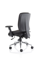chiro-medium-back-operator-chair Dynamic  Blue Fabric  With Height Adjustable Arms Matching Bespoke Colour