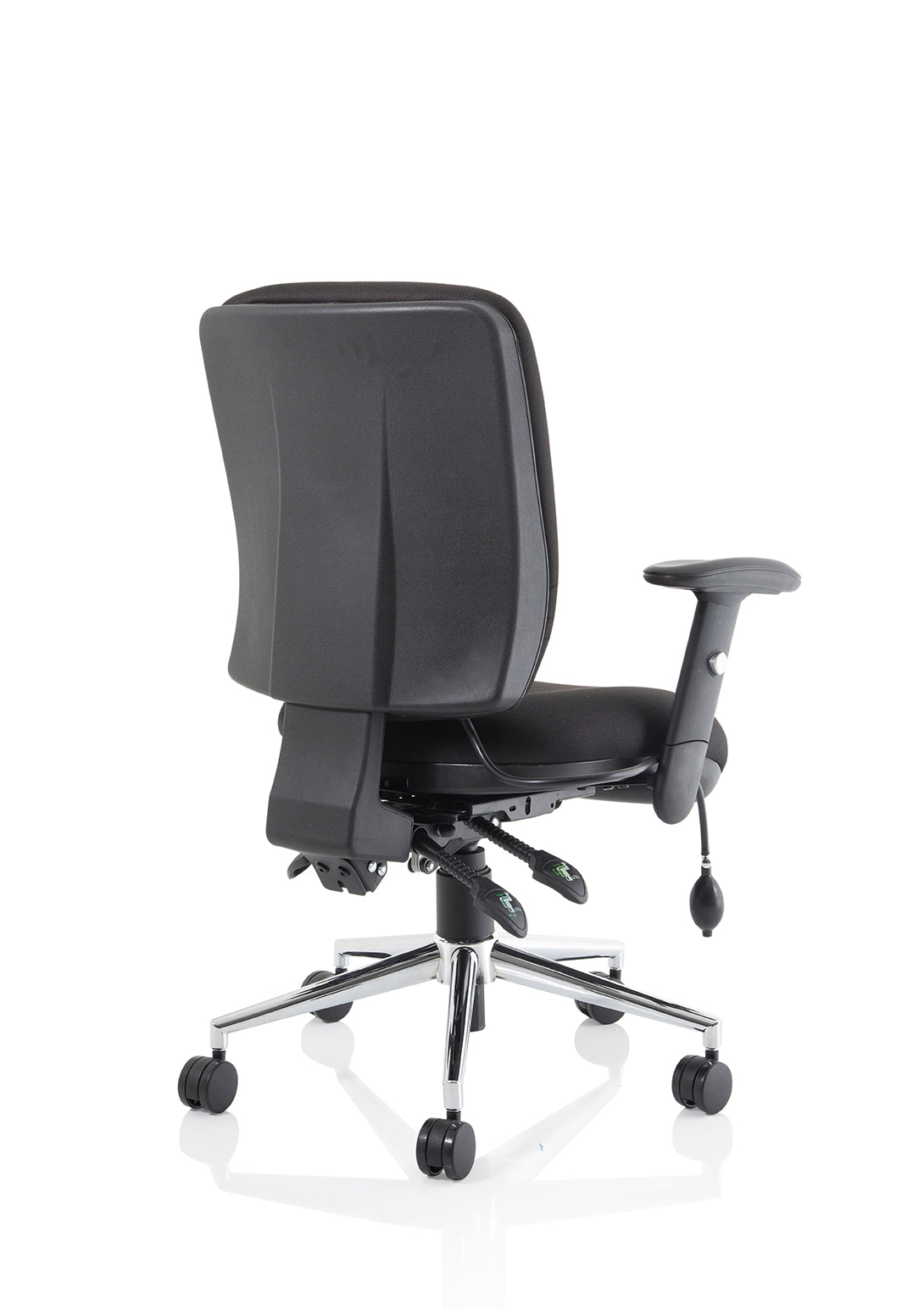 Office furniture chiro-medium-back-operator-chair Dynamic  Bespoke Bergamot Cherry  None Black