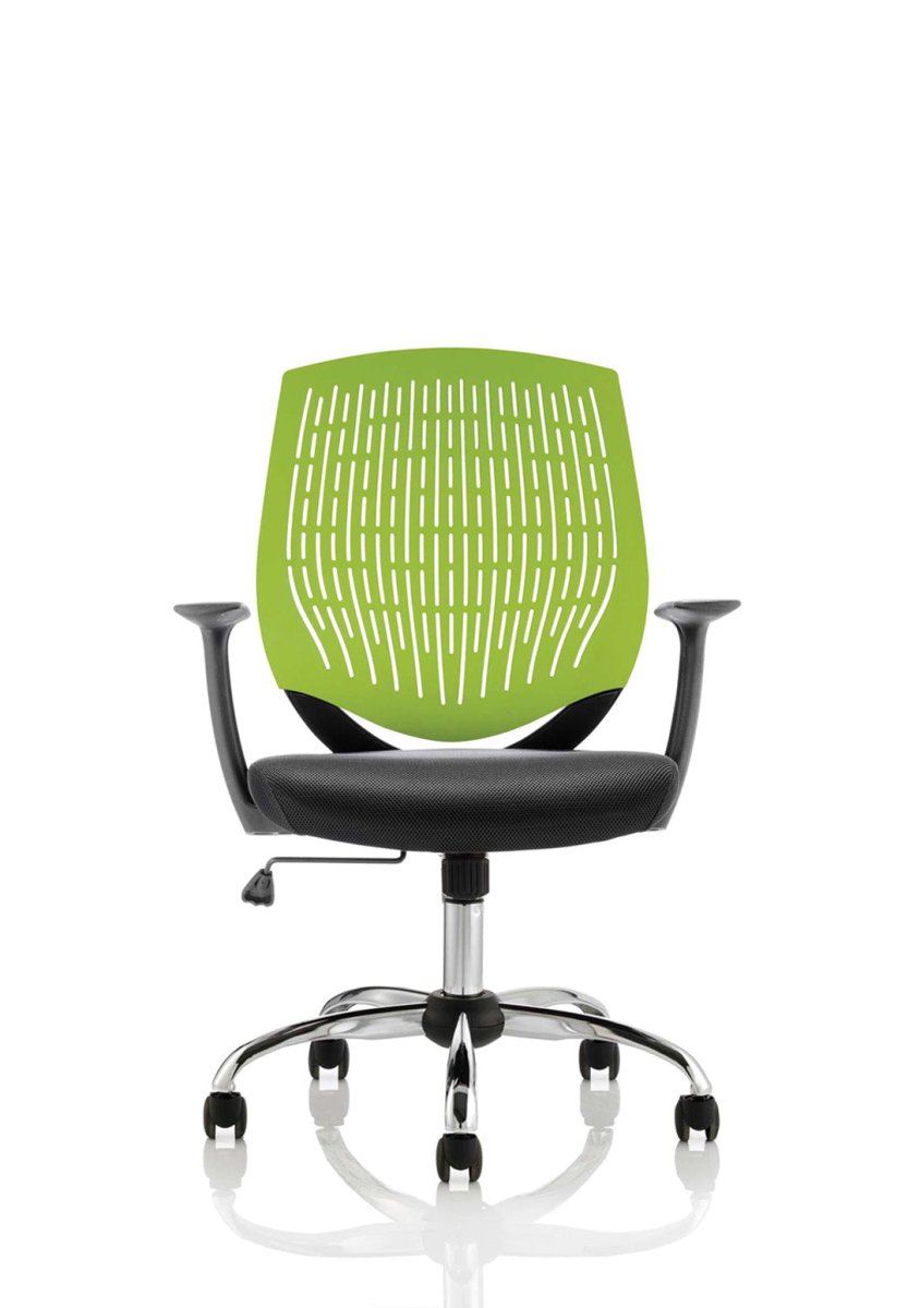 Office furniture dura-operator-chair Dynamic  Black  Bespoke Ginseng Chilli With Arms