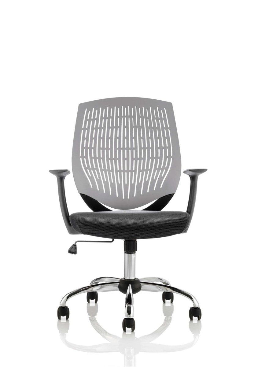 Office furniture dura-operator-chair Dynamic  Black  Bespoke Tansy Purple With Arms