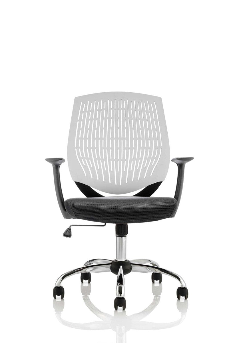 Office furniture dura-operator-chair Dynamic  White  Black With Arms