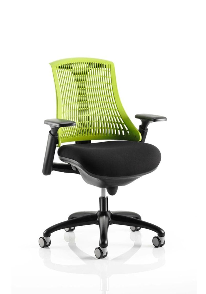 Office furniture flex-task-operator-chair-black-frame Dynamic  Black Colour Red 