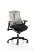 Office furniture flex-task-operator-chair-black-frame Dynamic  Black Colour Grey 