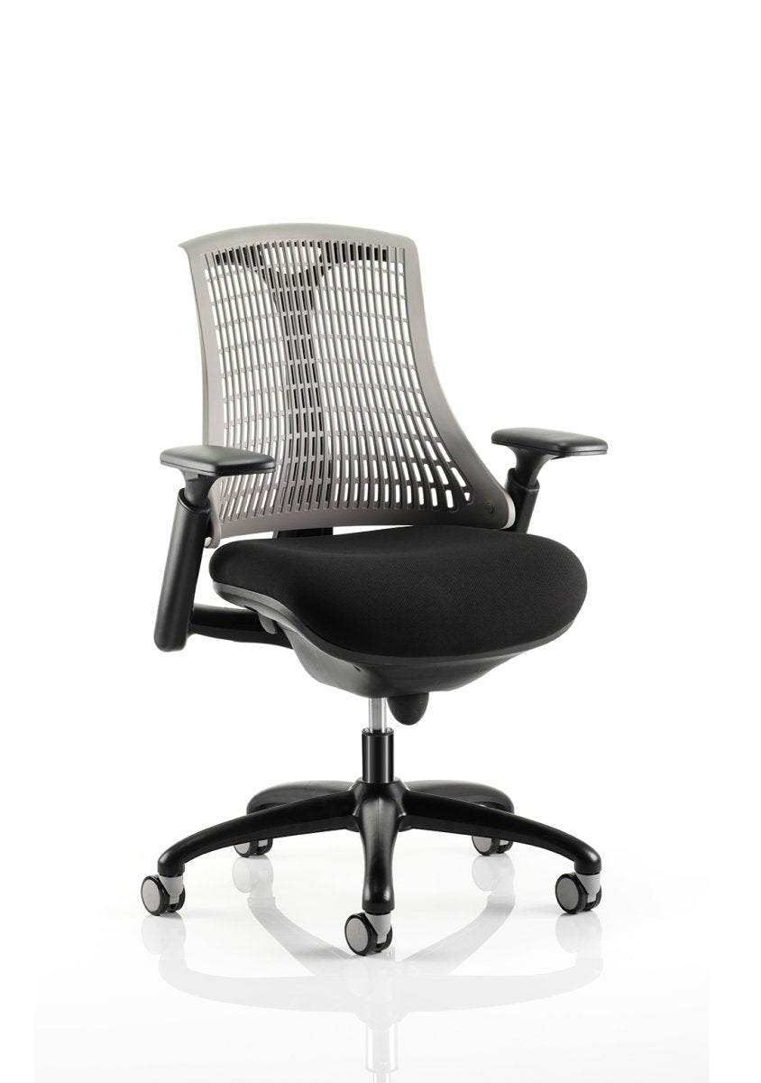 Office furniture flex-task-operator-chair-black-frame Dynamic  Black Colour Grey 