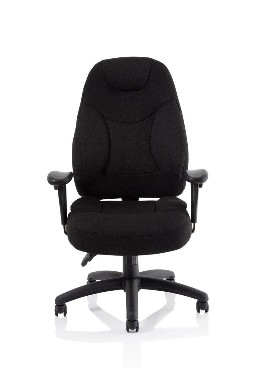 Office furniture galaxy-operator-chair Dynamic  Blue Fabric  With Height Adjustable Arms 
