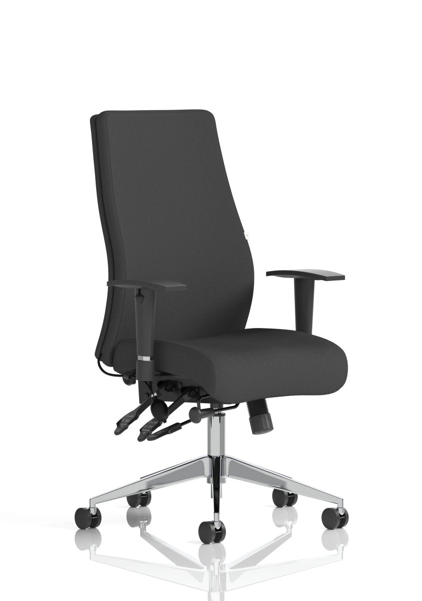 Office furniture onyx-ergo-posture-chair-with-headrest Dynamic  Bespoke Myrrh Green  Black None